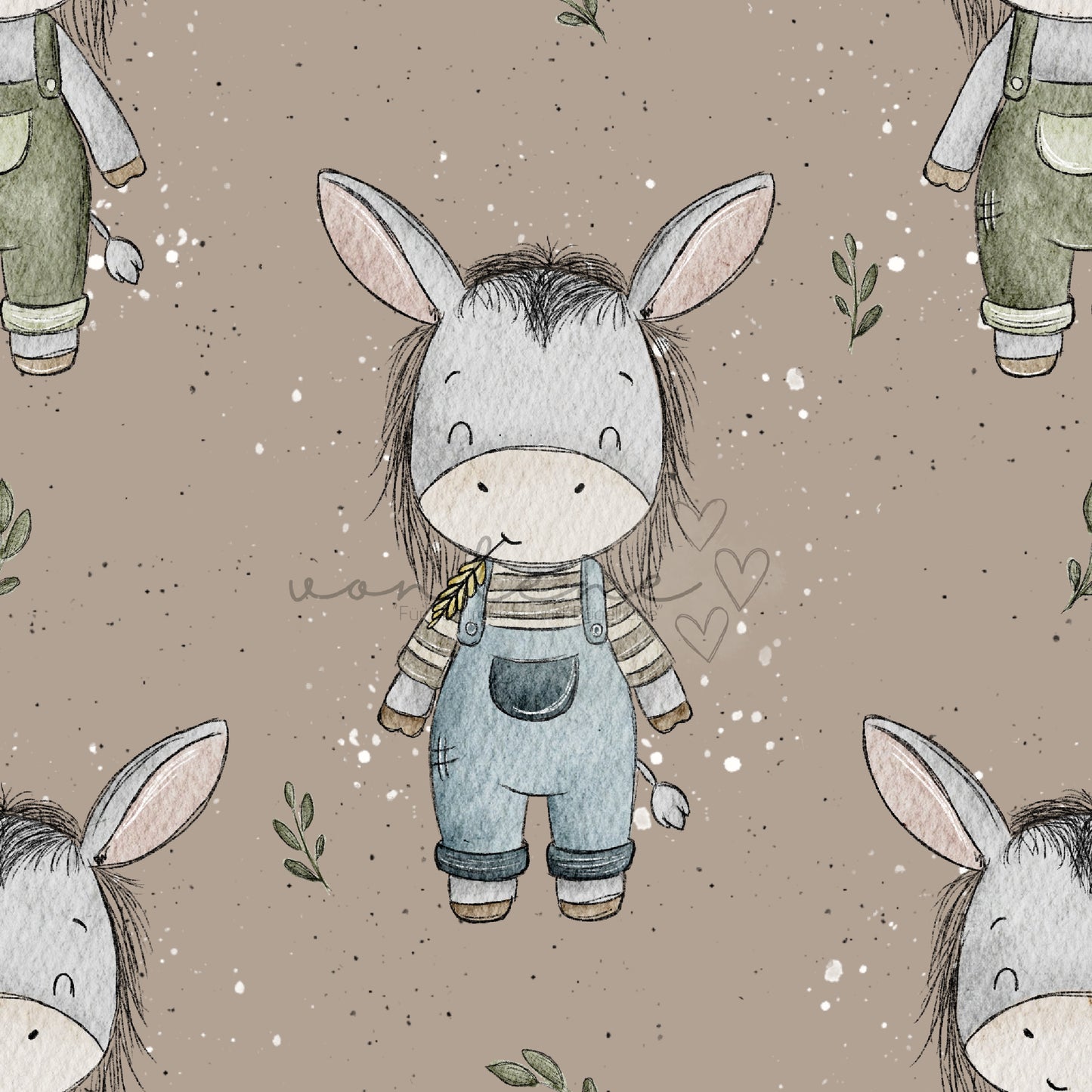 Emil der Esel digitales Design