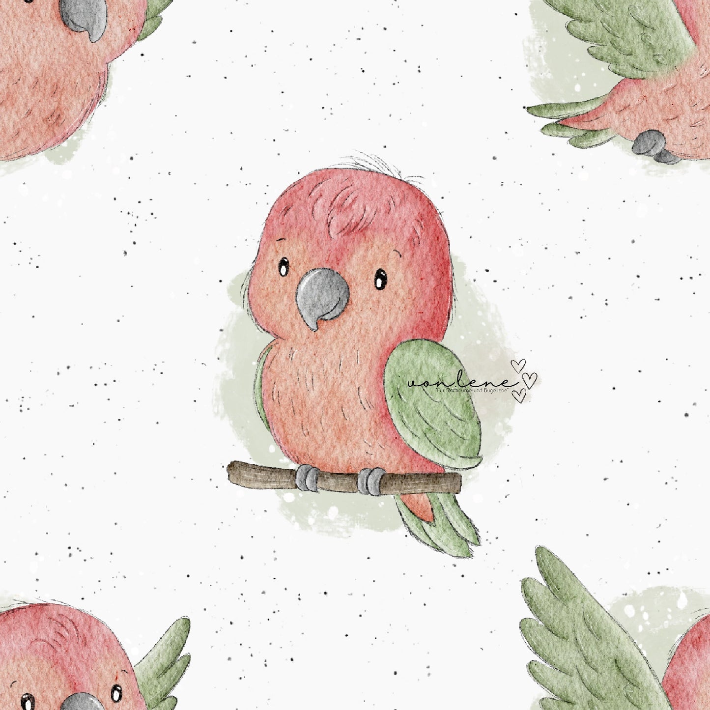 Papagei digitales Design