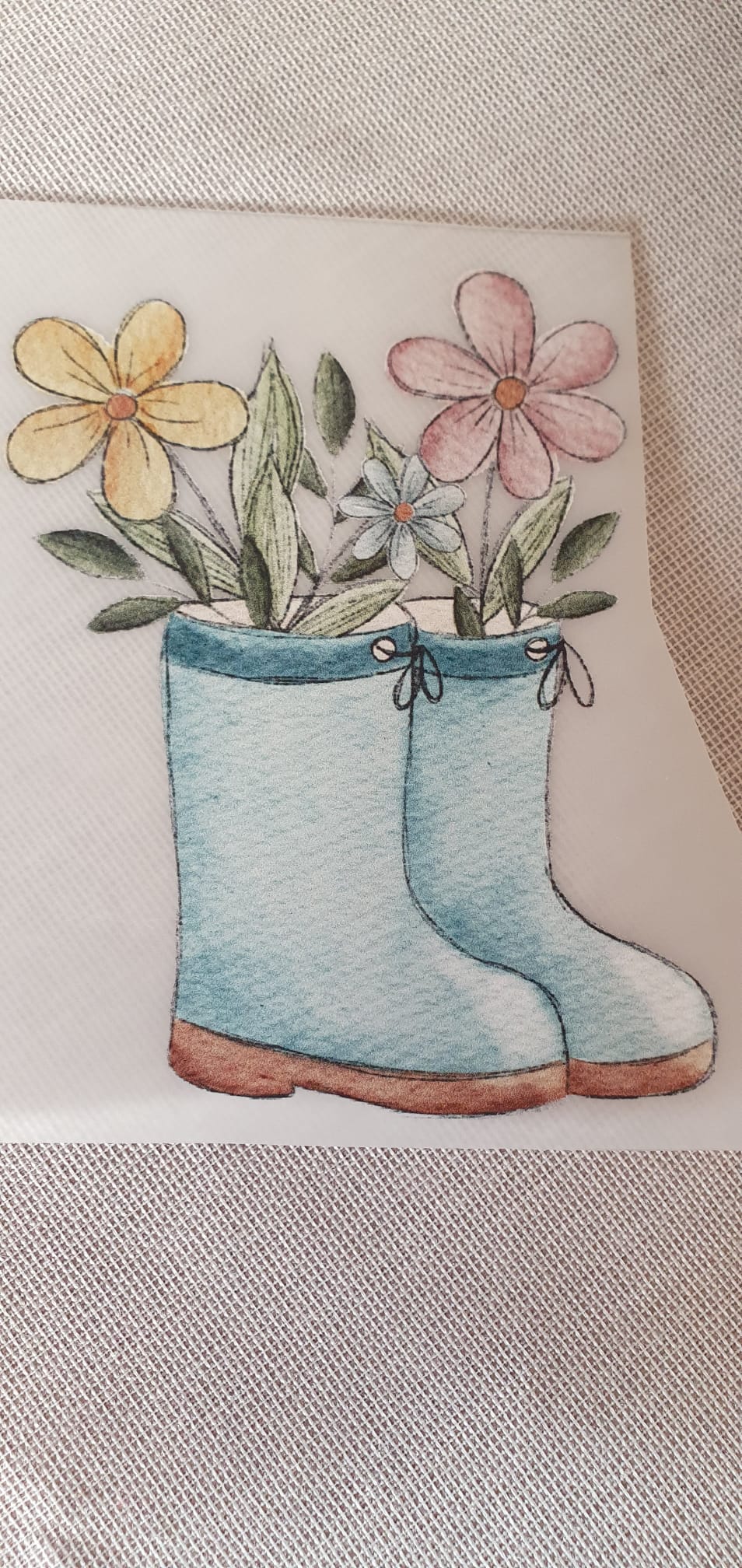 Bügelbild kleines Gartenglück