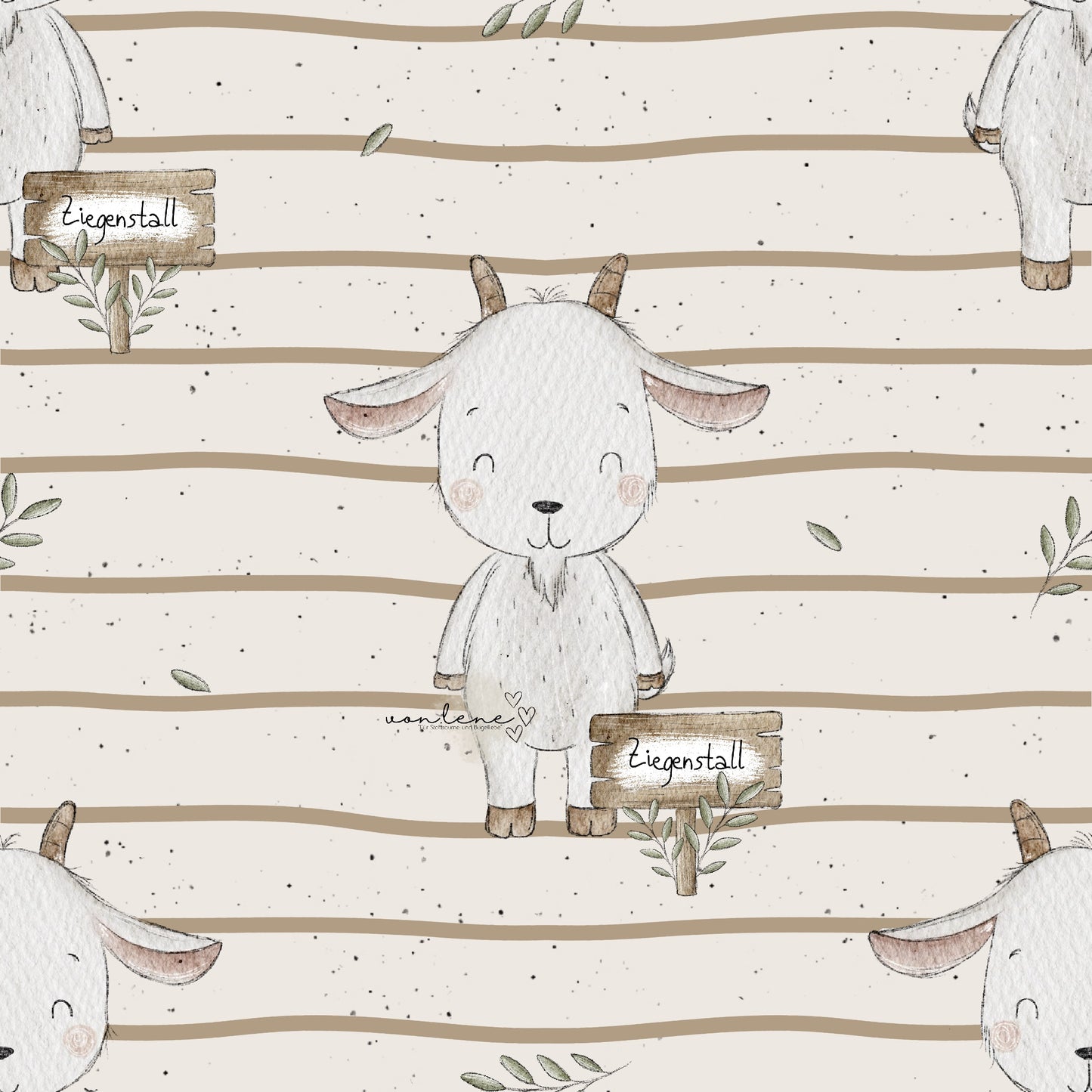 Ziegenstall digitales Design