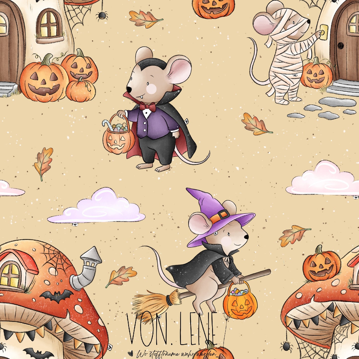 Halloweenmäuse digitales Design