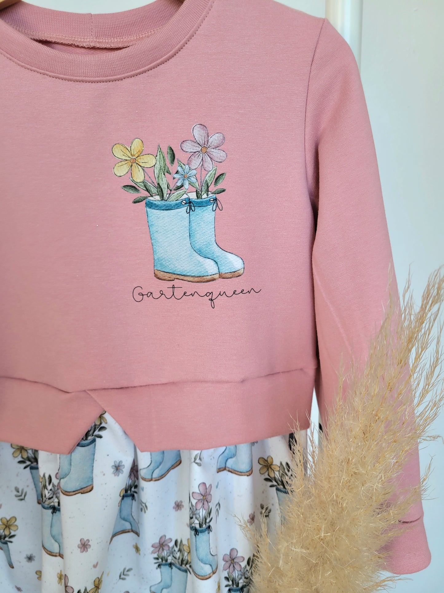 Bio French Terry kleines Gartenglück