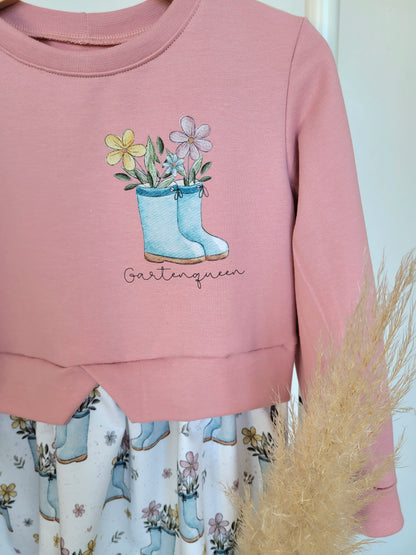 Bio French Terry kleines Gartenglück