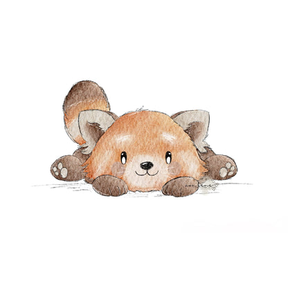 Roter Panda digitales Design