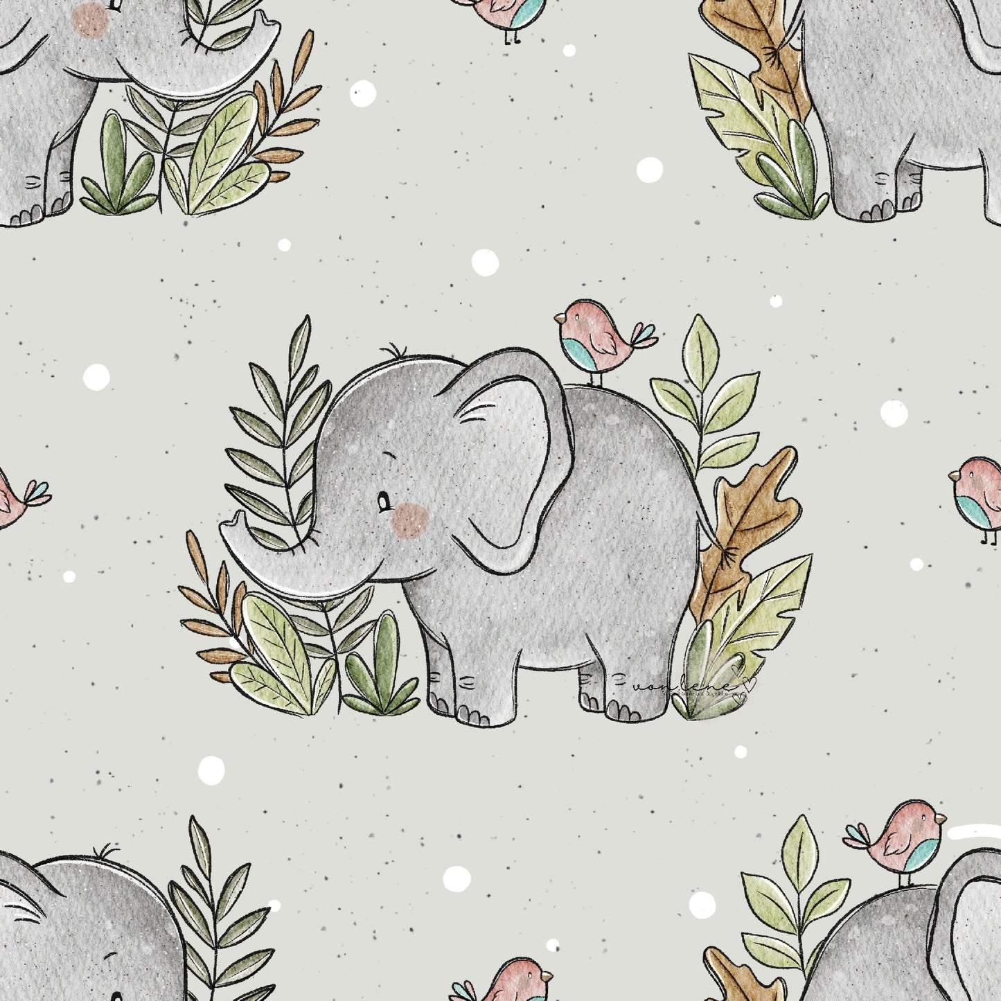 Elefant digitales Design