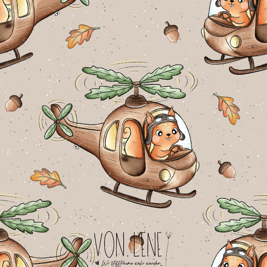 Herbstflug digitales Design