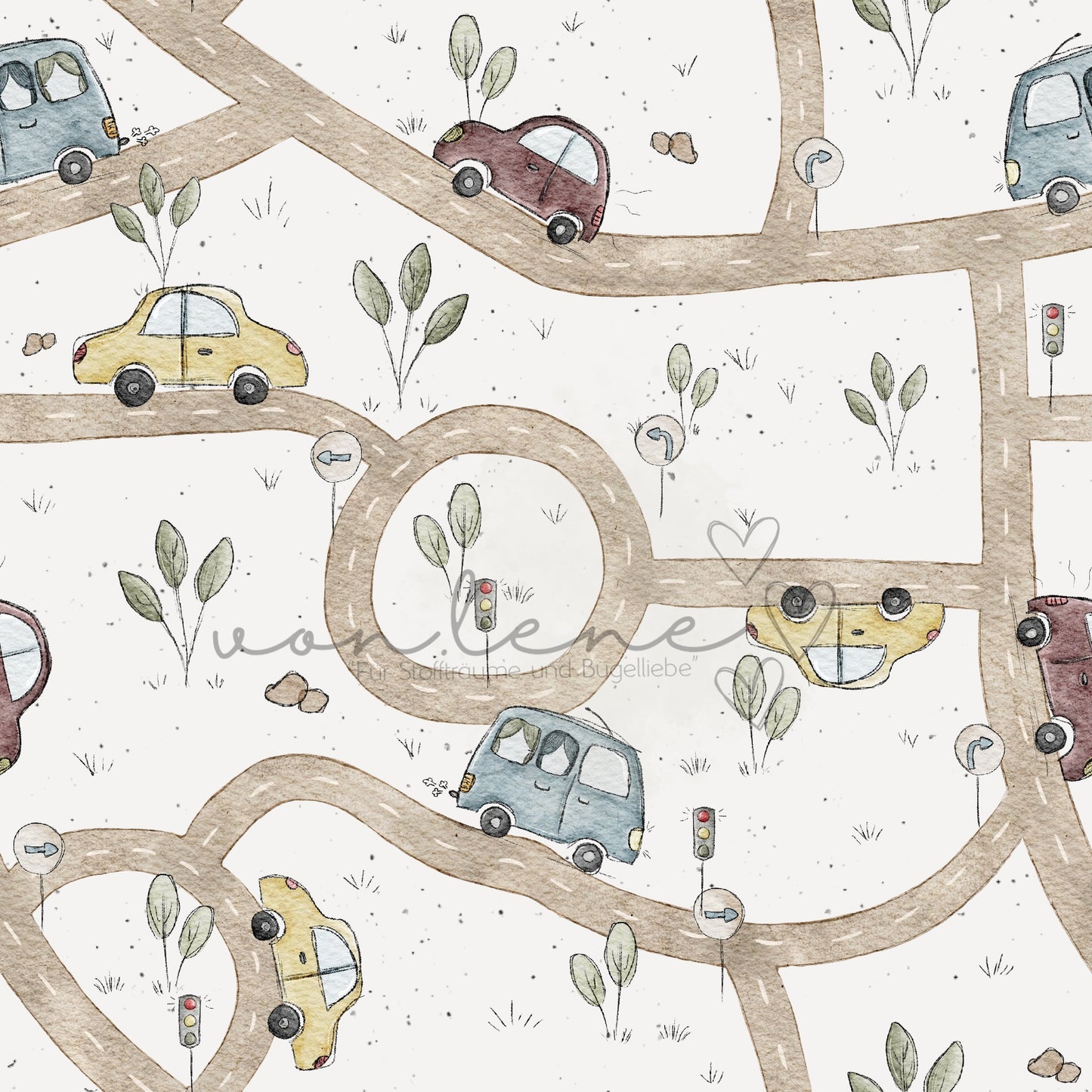 Im Straßenverkehr digitales Design