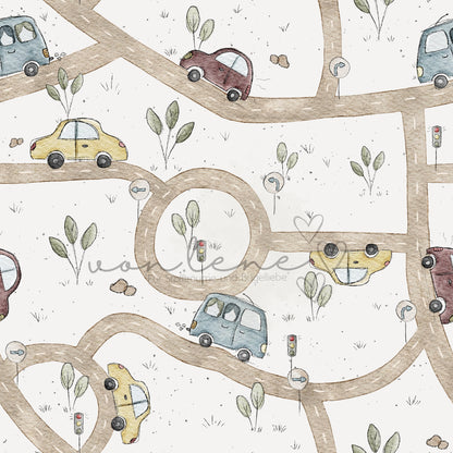 Im Straßenverkehr digitales Design