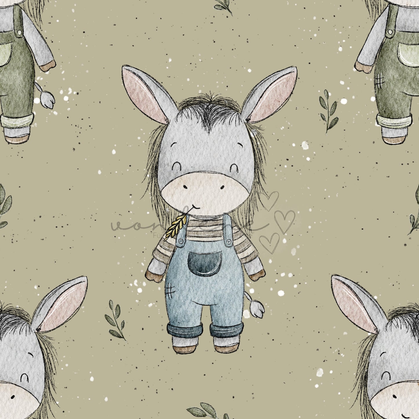 Emil der Esel digitales Design