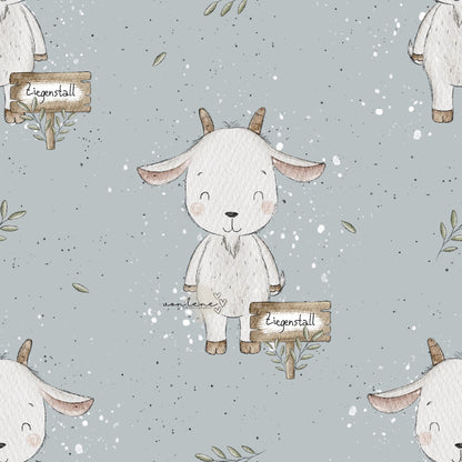 Ziegenstall digitales Design