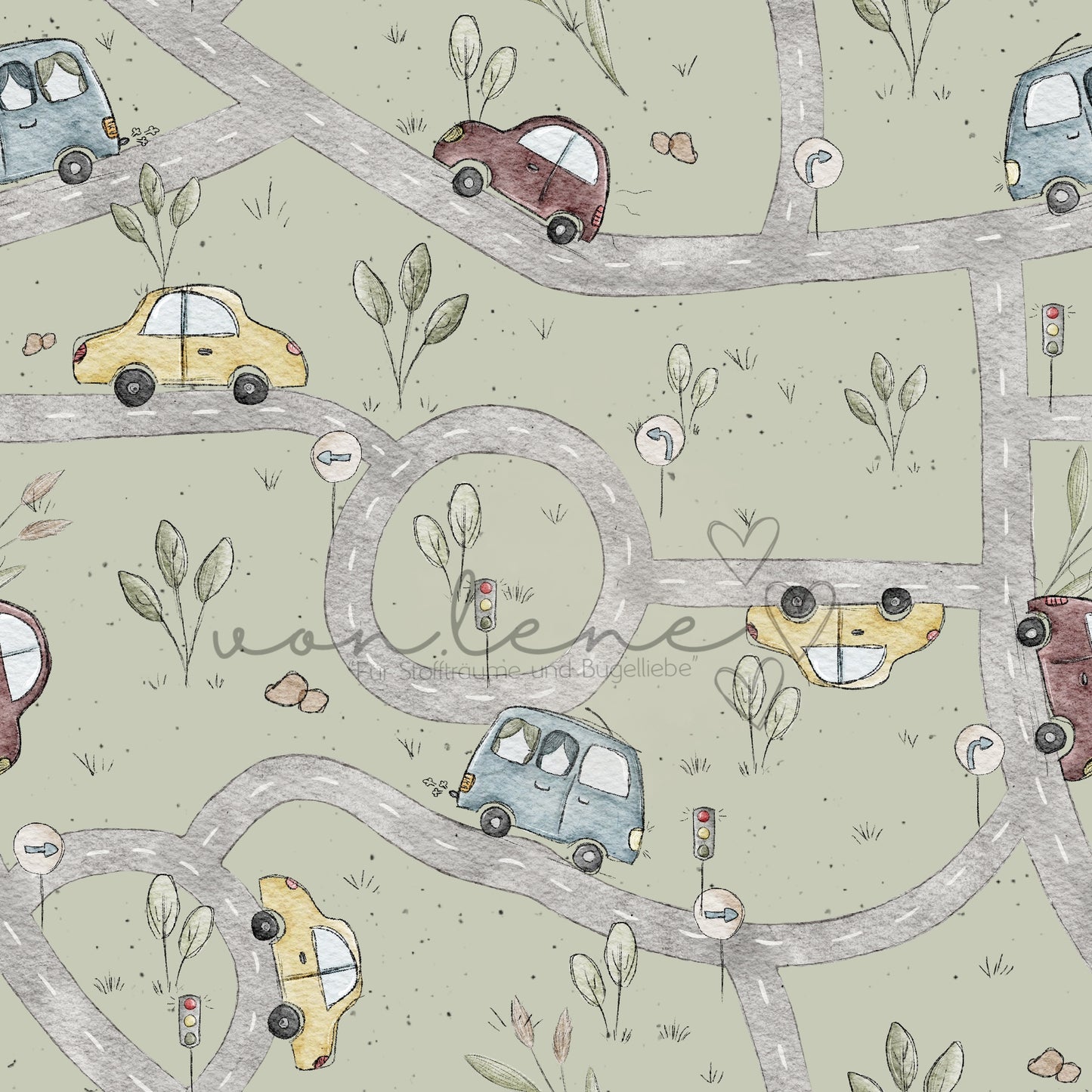 Im Straßenverkehr digitales Design