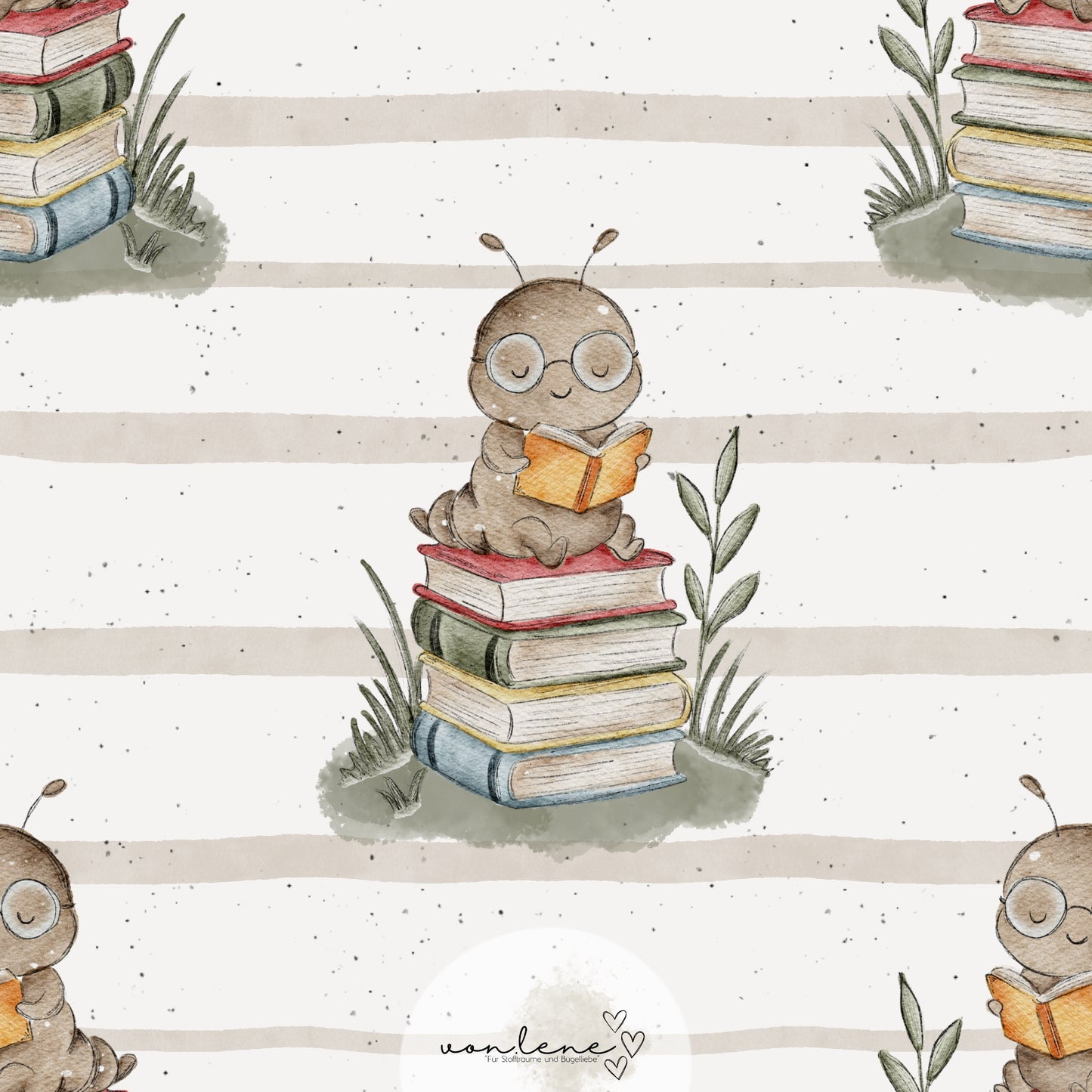 Bücherwurm Digital Design