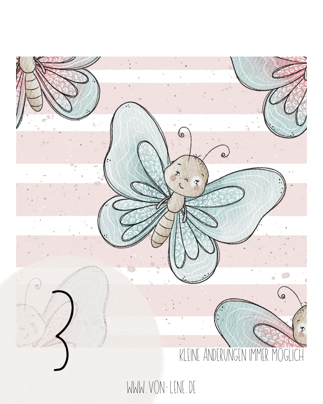 Leo der Schmetterling  digitales Design