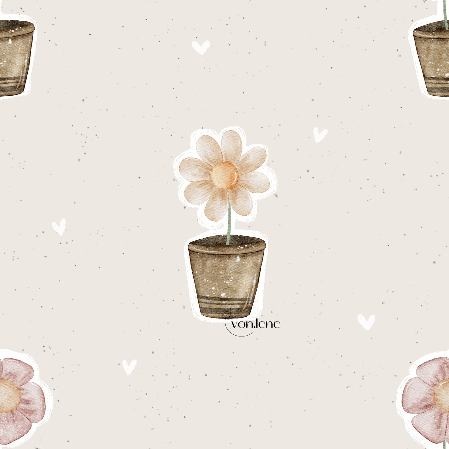 Blume im Topf