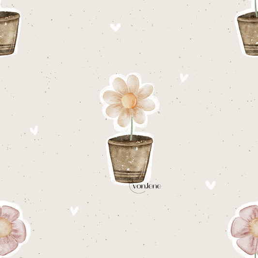 Blume im Topf
