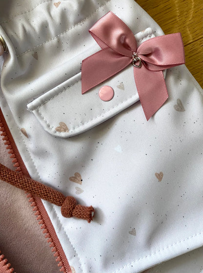 Softshell Liebesglück beige