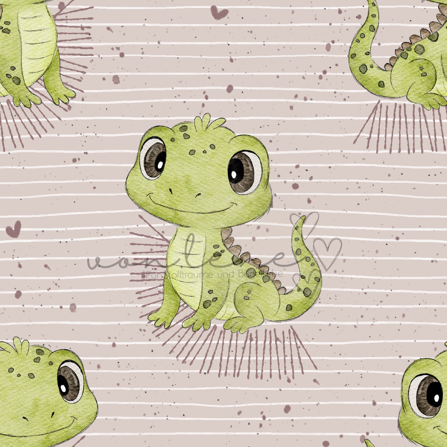 Fred die Echse Design Digital inkl. PNG Datei