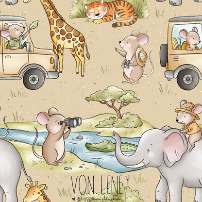 Mäuse Safari digitales Design