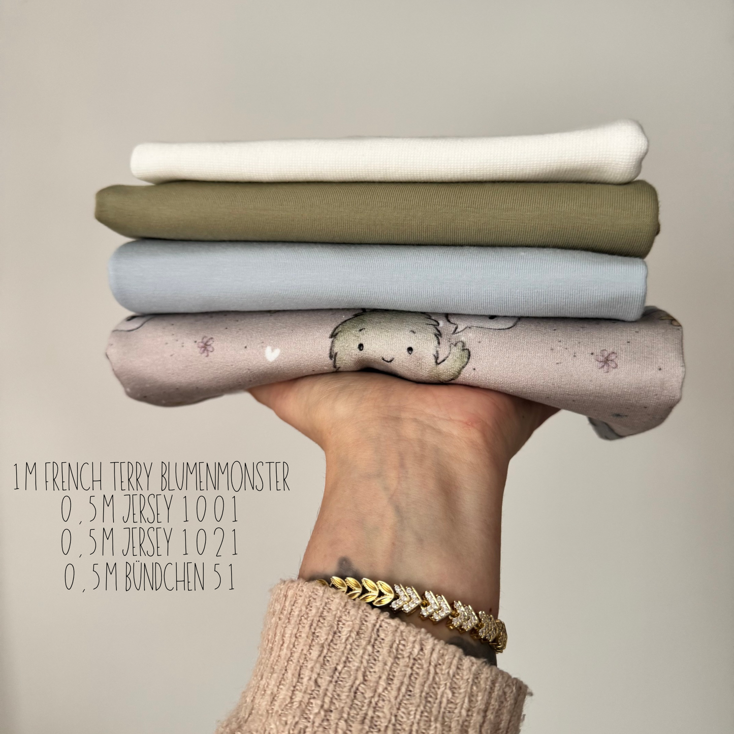 Stoffpaket Blumenmonster