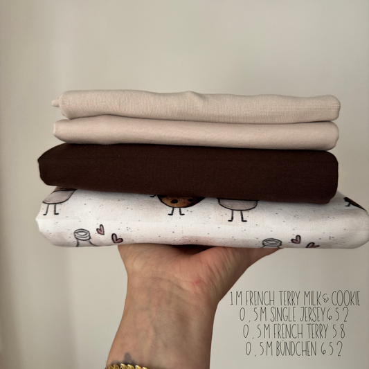 Stoffpaket Milk&Cookie