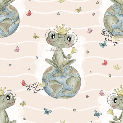 Frosch König digitales Design