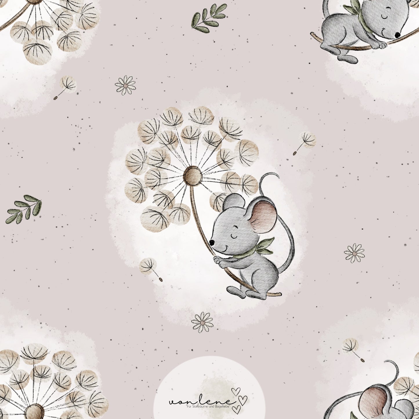 Pusteblume Maus Digital Design