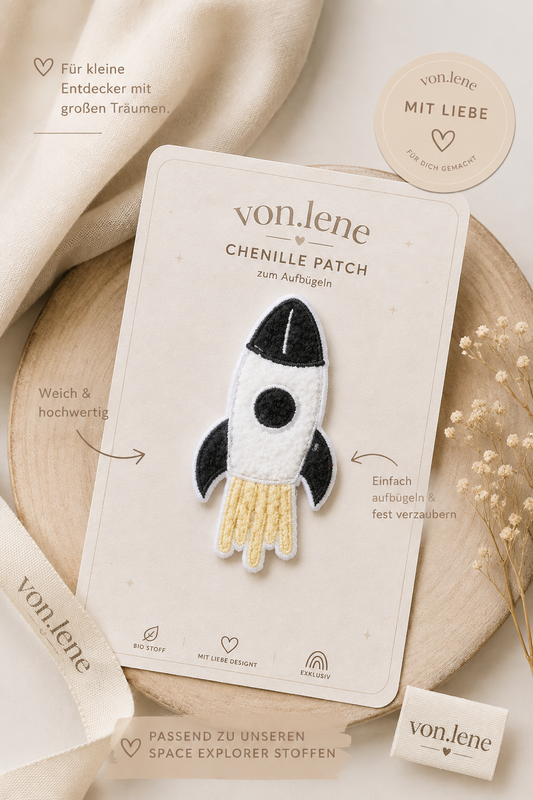 Chenille Patch Rakete