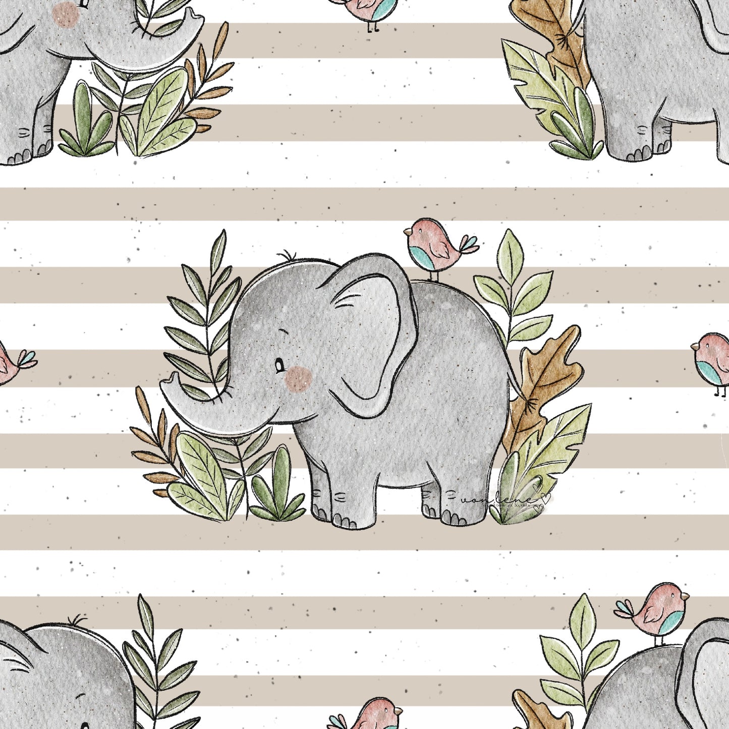 Elefant digitales Design