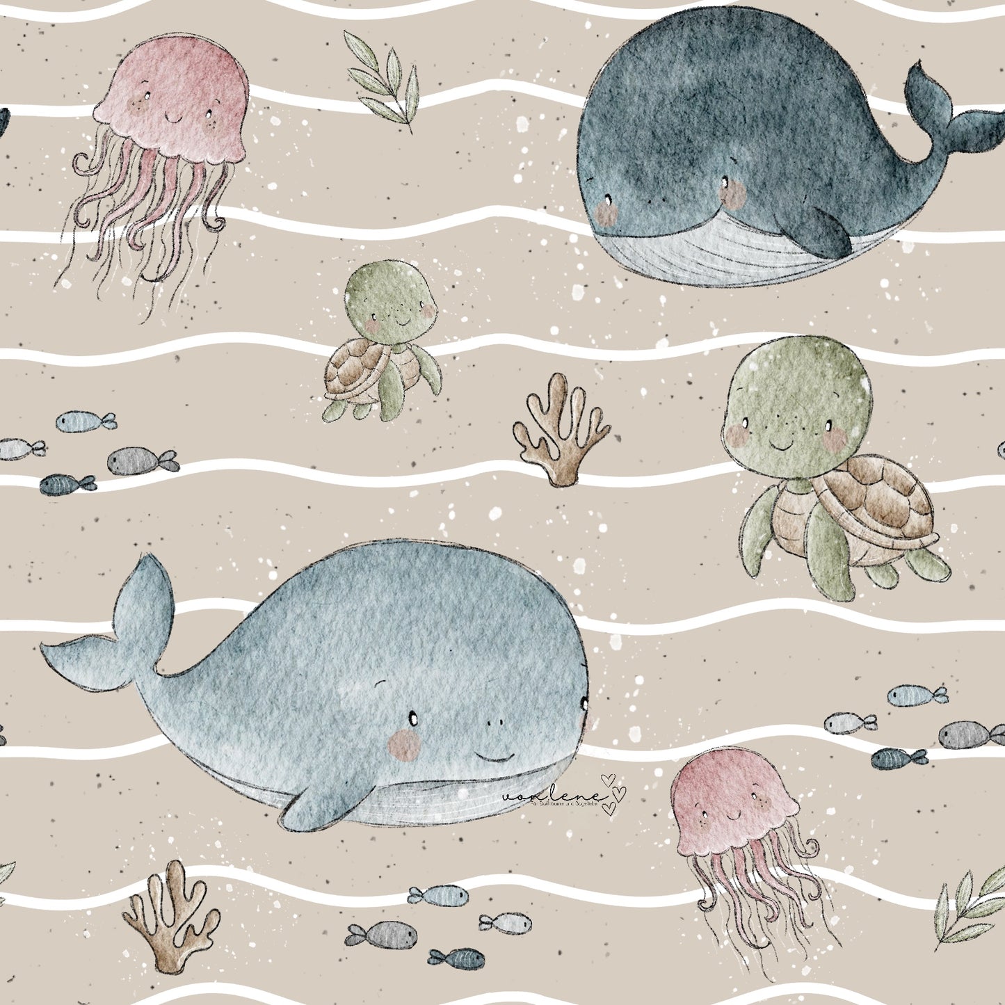 Ocean Friends digitales Design
