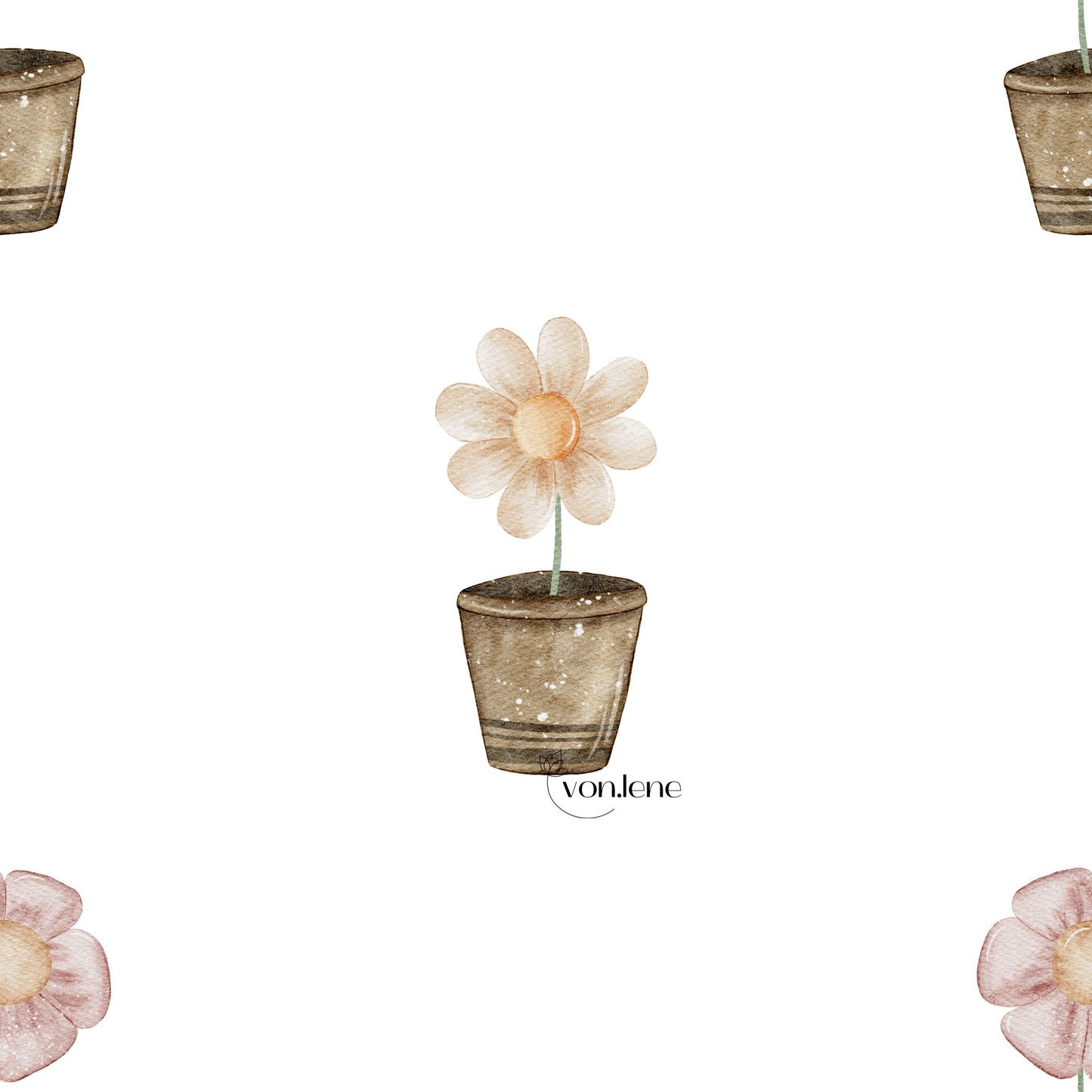 Blume im Topf