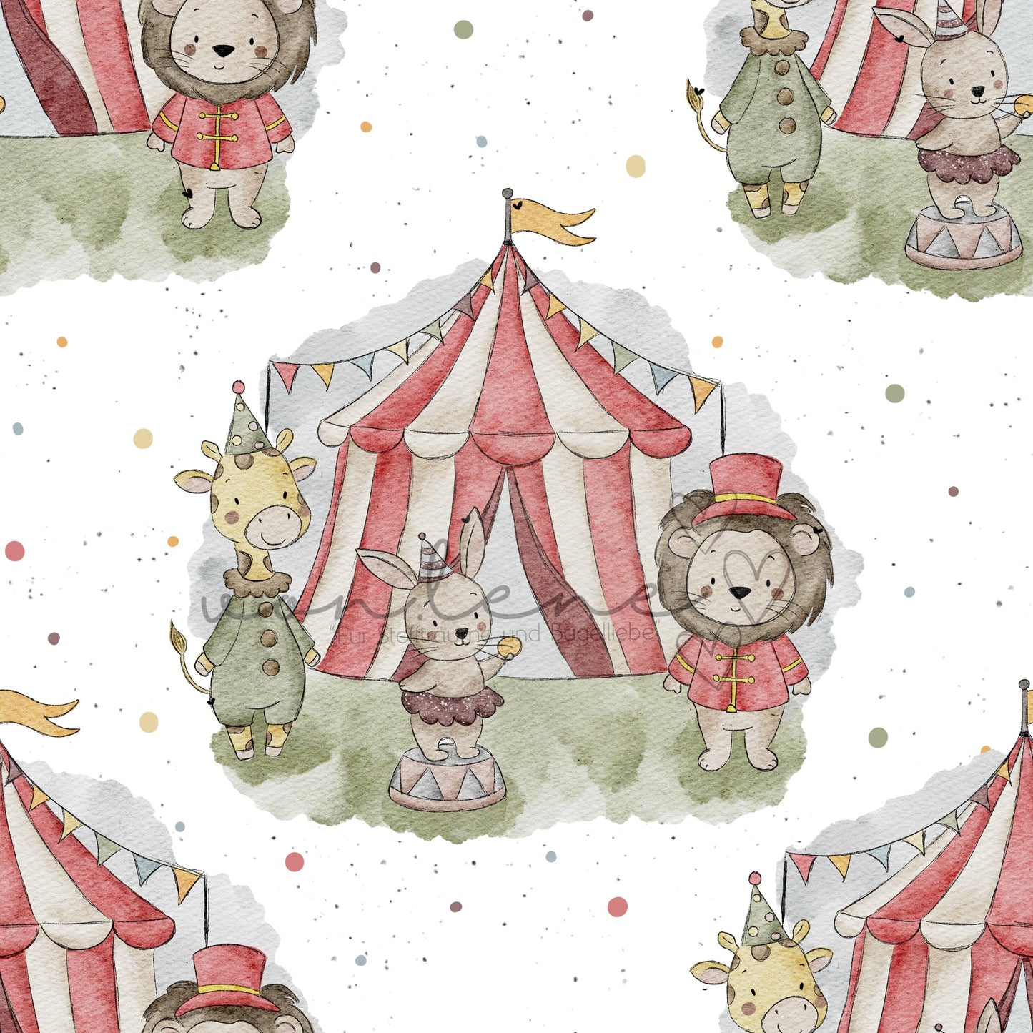 Zirkus Design Digital inkl. PNG Datei