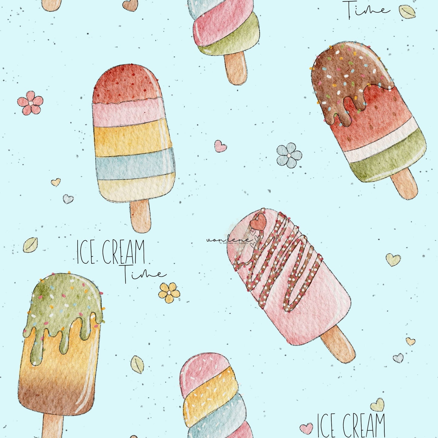 Eis am Stil digitales Design