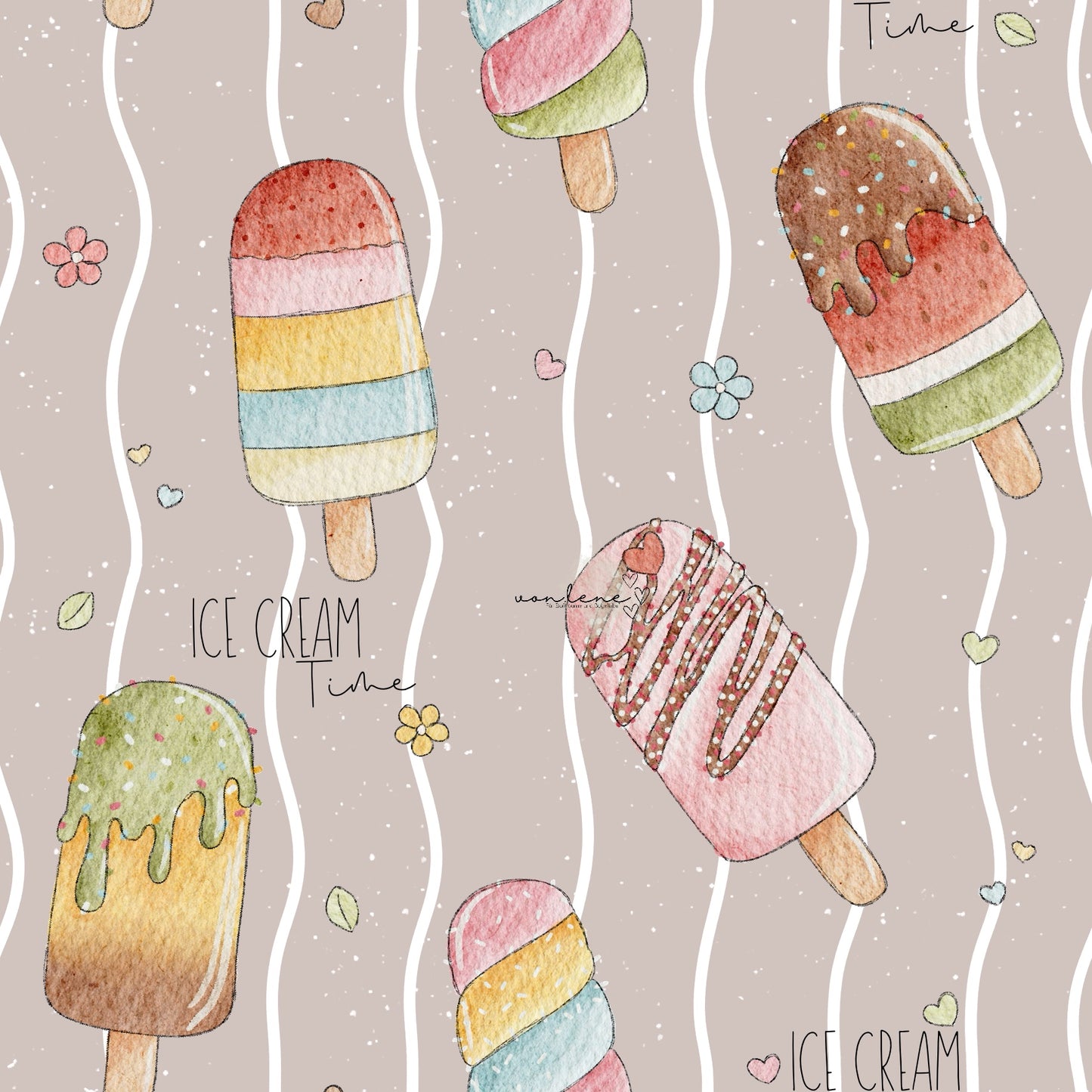 Eis am Stil digitales Design