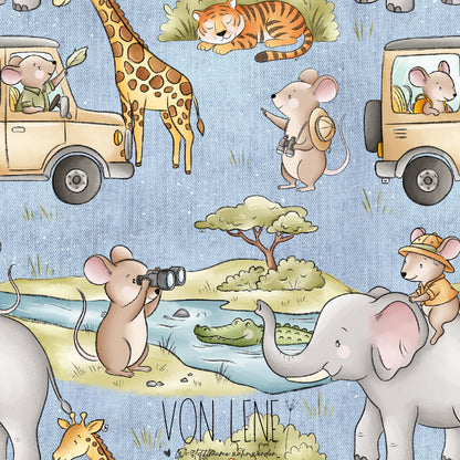 Mäuse Safari digitales Design