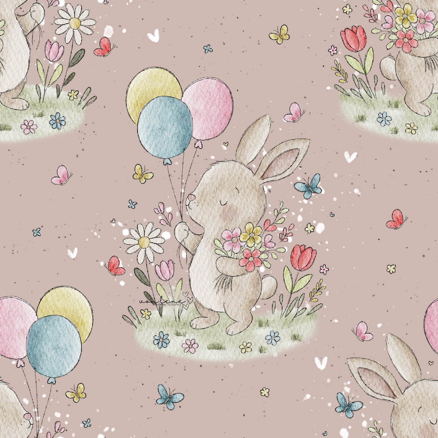 Frühlingshase digitales Design