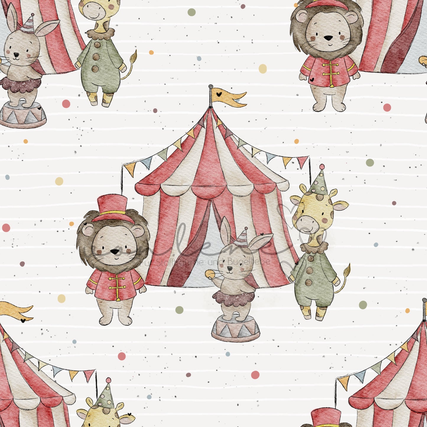 Zirkus Design Digital inkl. PNG Datei