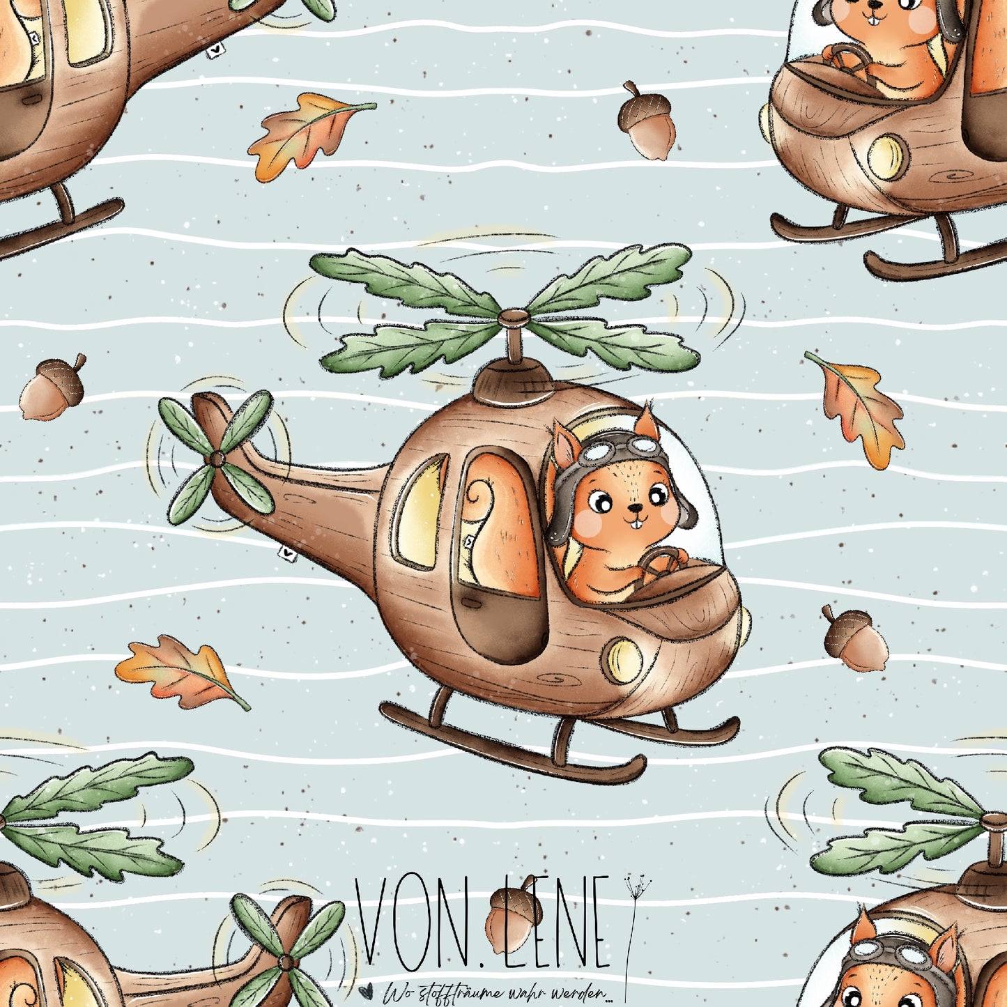 Herbstflug digitales Design