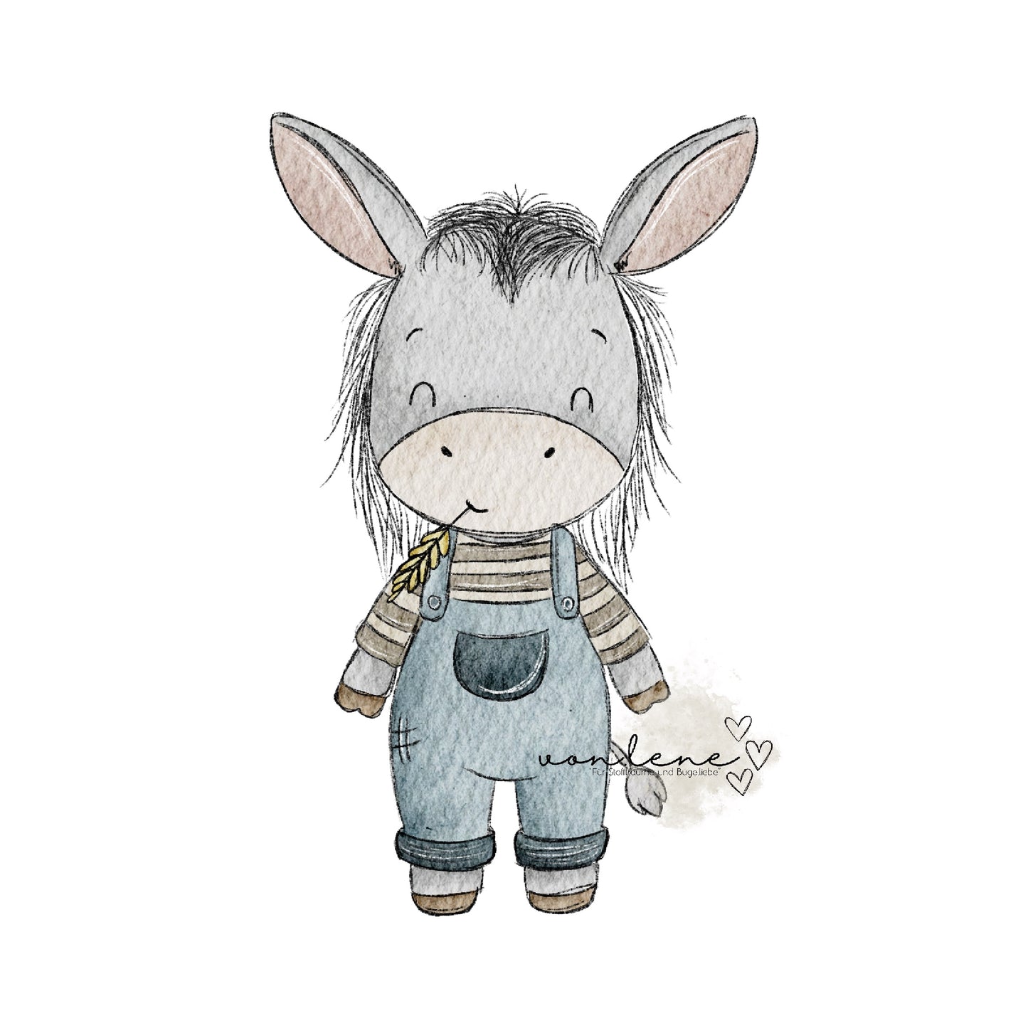 Emil der Esel digitales Design