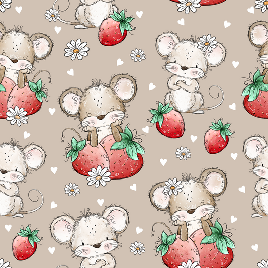 Vorbestellung Mauserdbeere dunkles beige