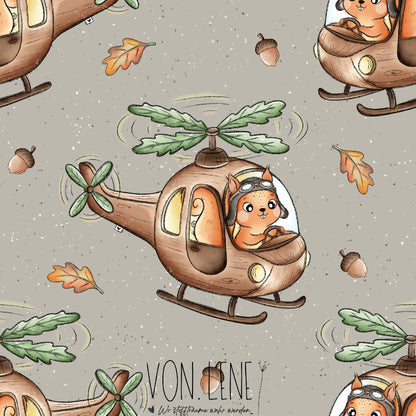 Herbstflug digitales Design