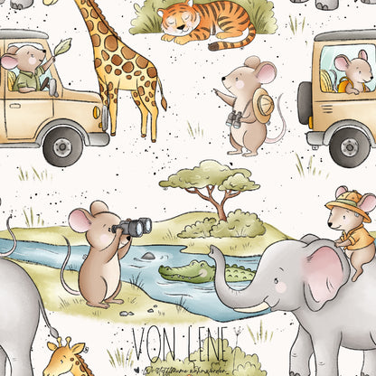 Mäuse Safari digitales Design