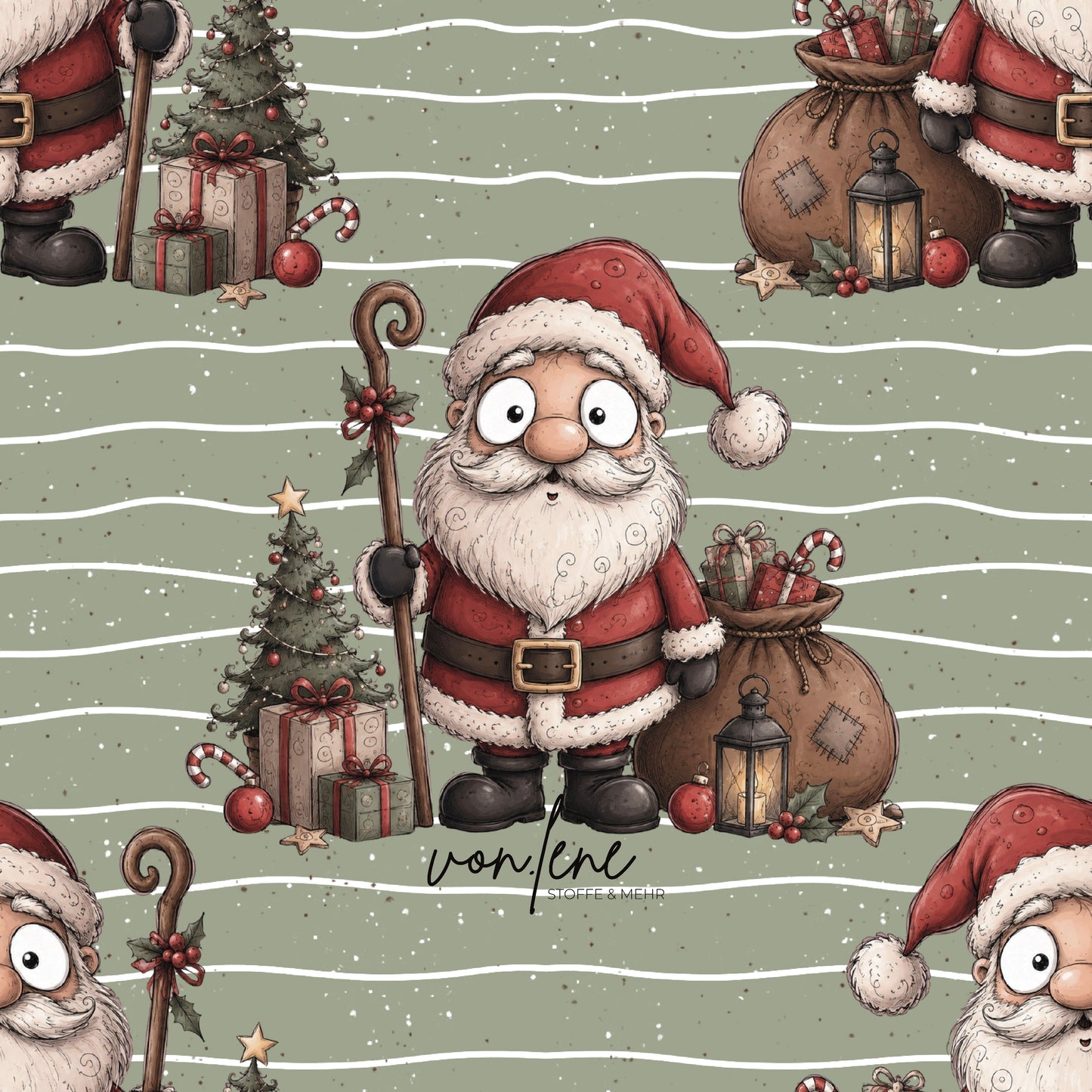 Weihnachtsmann digitales Design