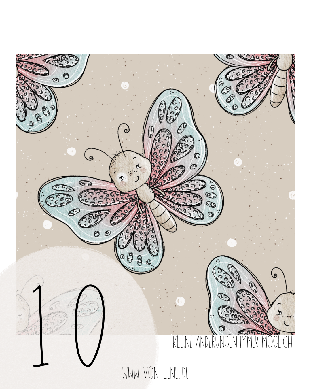 Leo der Schmetterling  digitales Design