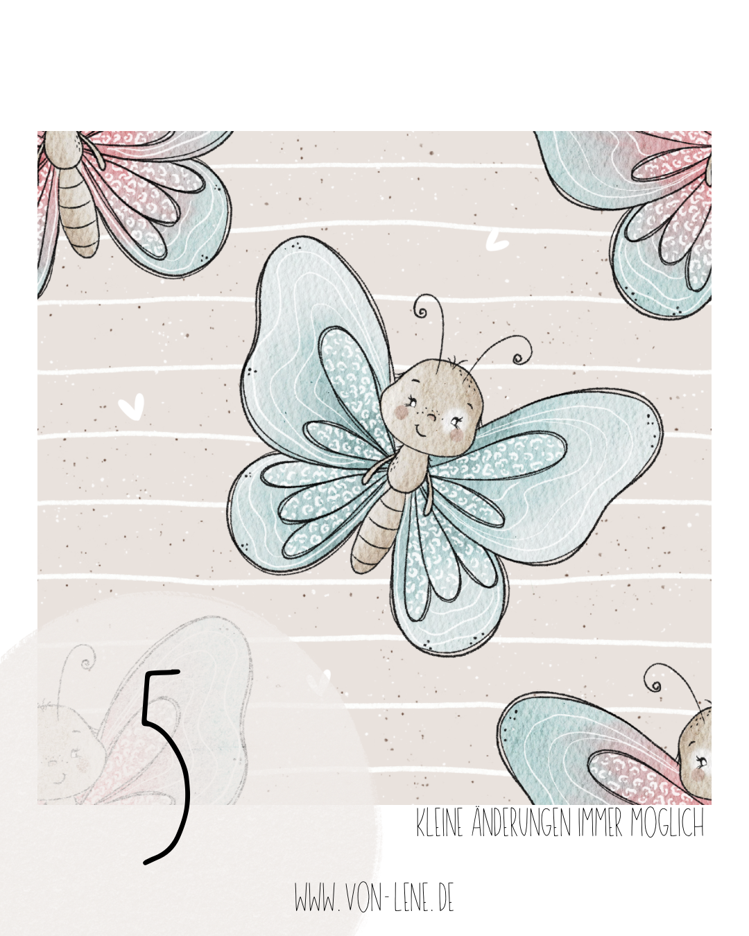 Leo der Schmetterling  digitales Design