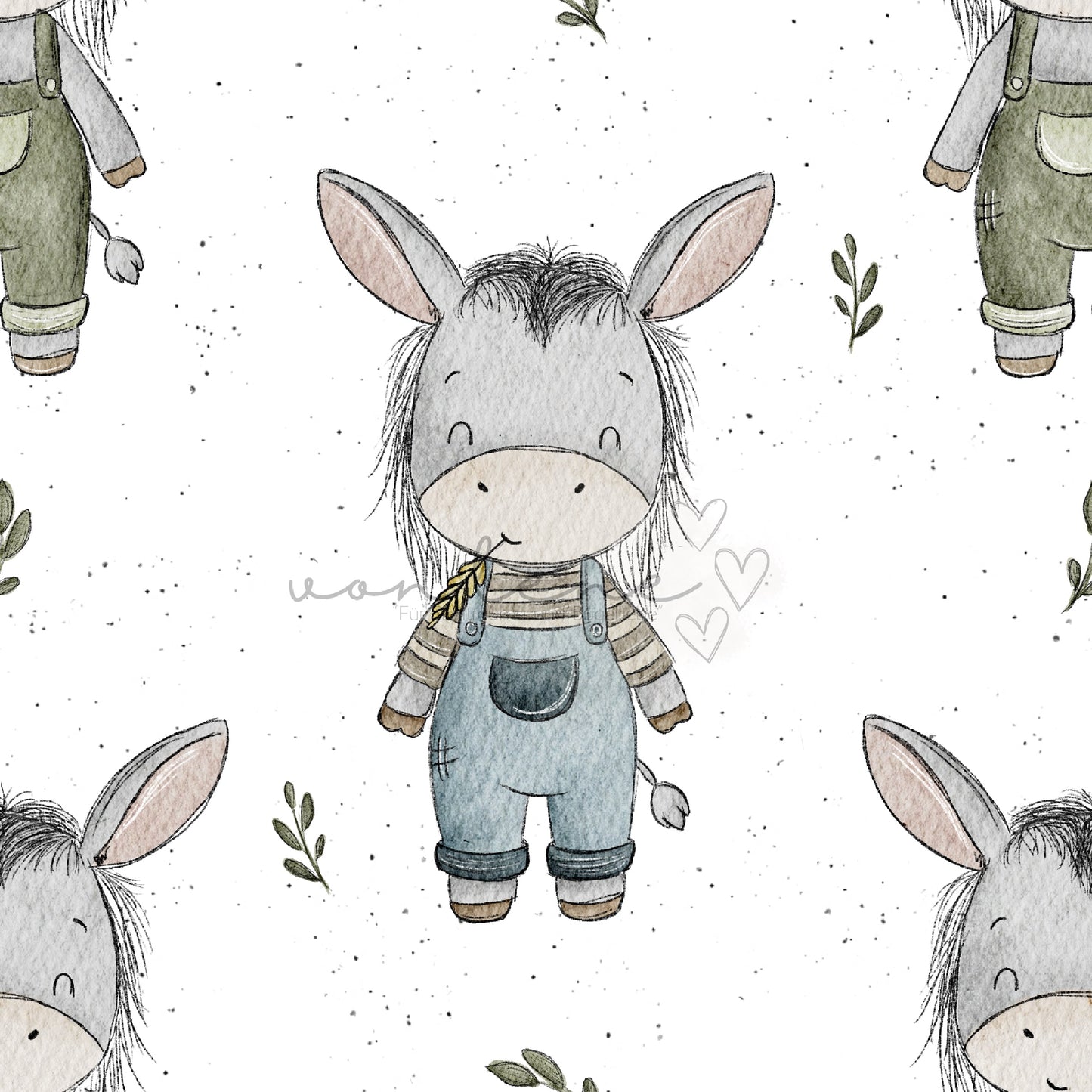 Emil der Esel digitales Design