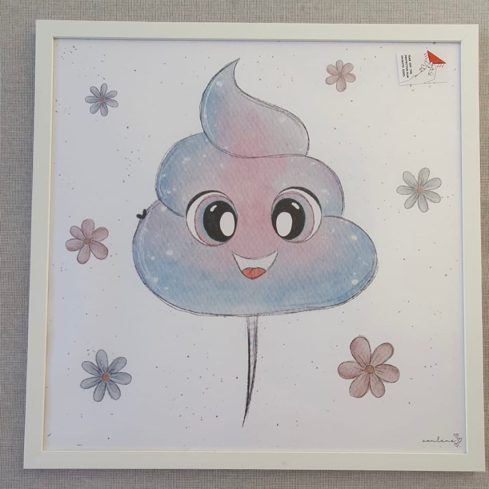 Posterbild im Bilderrahmen Einhornzauber