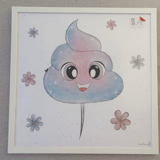 Posterbild im Bilderrahmen Einhornzauber