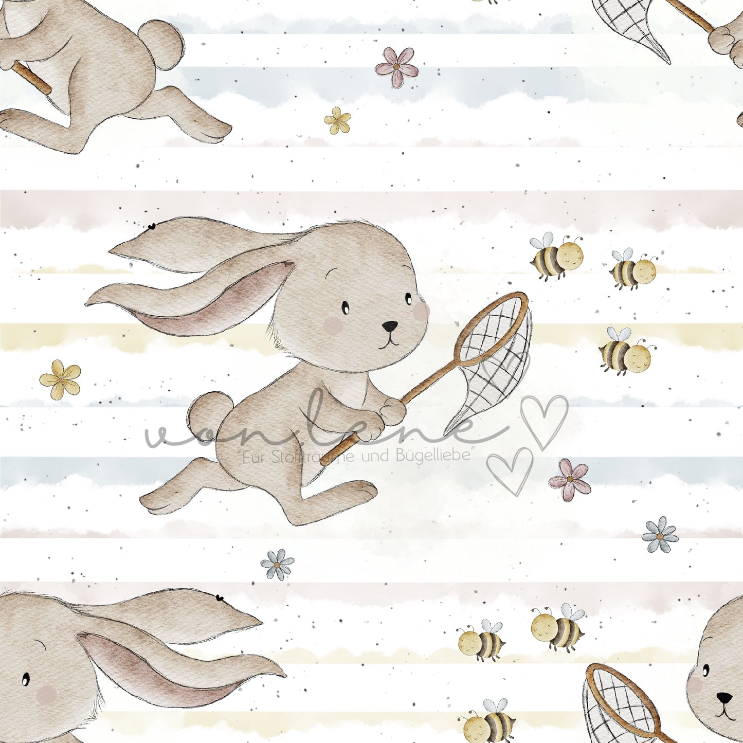 Hasenjagd Design Digital inkl. PNG Datei