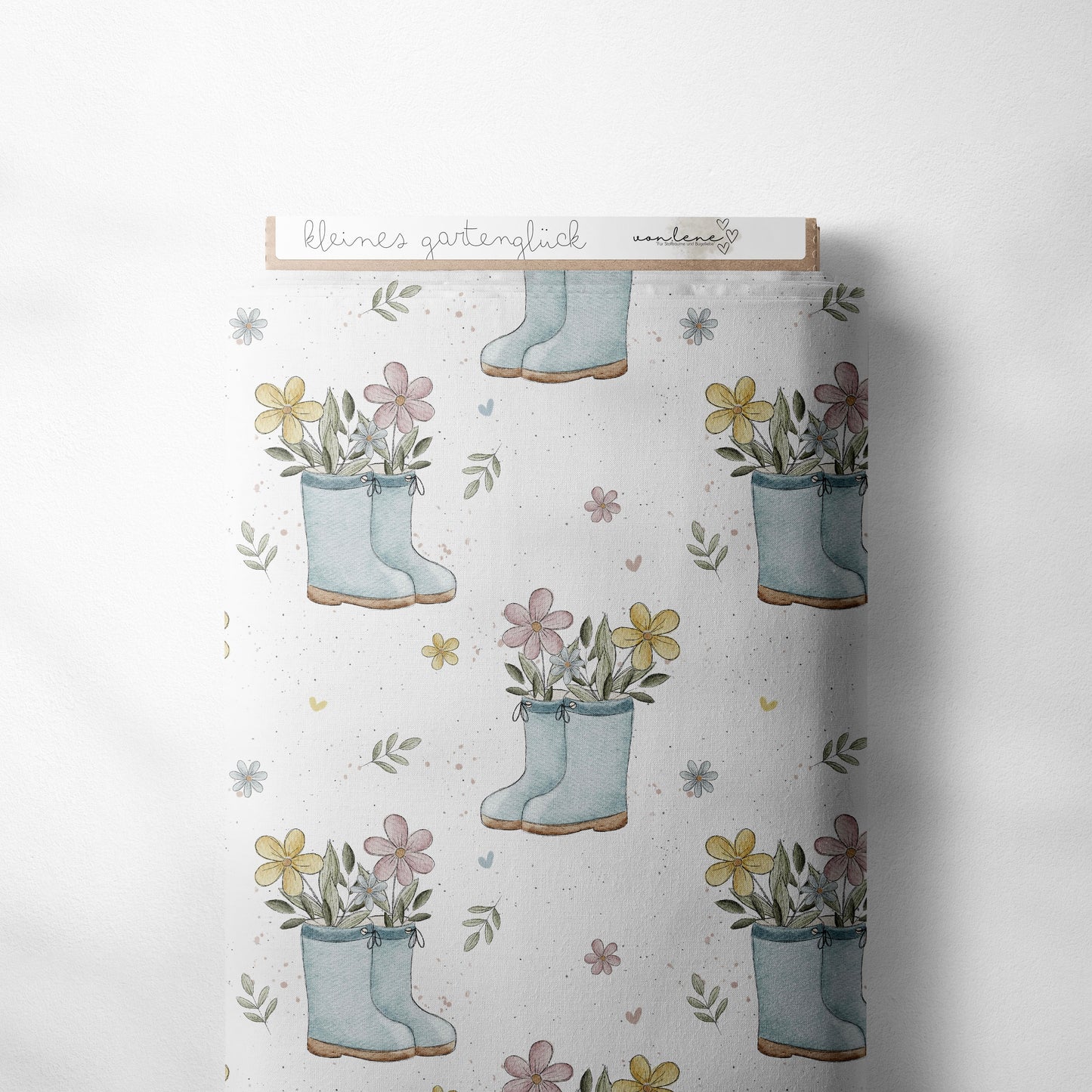 Bio French Terry kleines Gartenglück