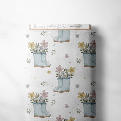 Bio French Terry kleines Gartenglück